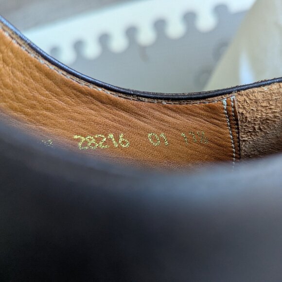 Beckett Simonon Men's Classic Handcrafted Pull-Up Leather Dunham Derby Brown 11B - Picture 7 of 10